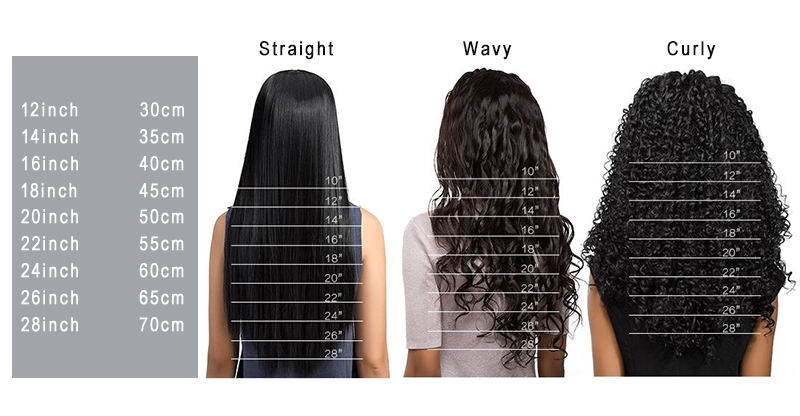 Wigs Length Guide Picture