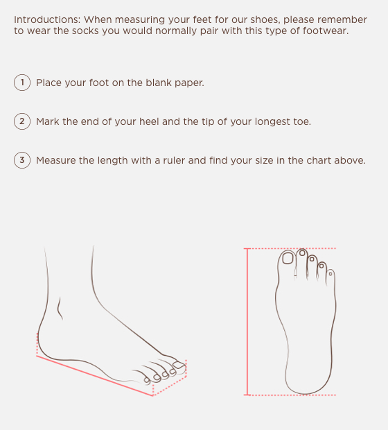 Dance Shoes | Size Chart | JJ's House